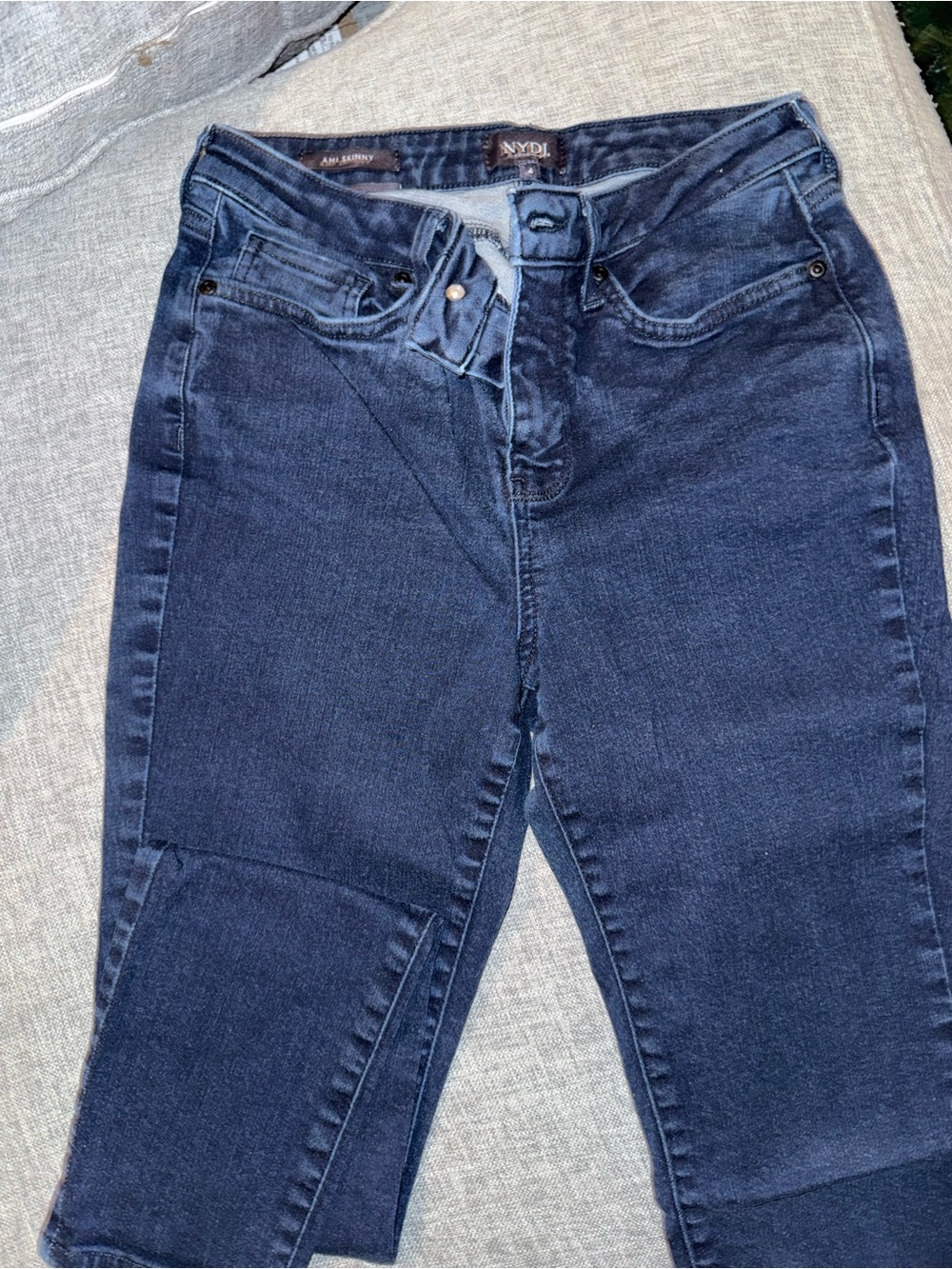 NYDJ Navy Skinny Jeans